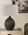 Levee - Satin Table Lamp - Black