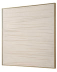 Walking The Line - Minimalist Canvas Art - Gray