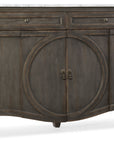 Melange - Arabella 4-Door Two-Drawer Credenza - Dark Gray