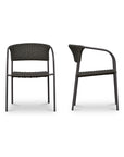 Zola - Outdoor Dining Chair (Set of 2) - Dark Brown