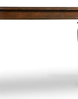 Leesburg - Leg Table With Two 18" Leaves - Dark Brown