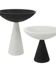 Antithesis - Marble Bowls (Set of 2) - Black & White