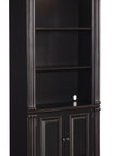Telluride - Bunching Bookcase (With Doors) - Black