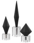 Alize - Sculptures (Set of 3) - Black