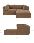 Matina - Nook Modular Sectional - Taupe