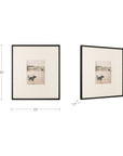 Strand - Framed Paper Print - Beige