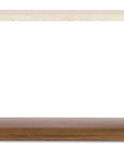 Eleana - Marble Top Console Table - Medium Wood
