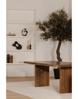 Lila - Small Dining Table - Brown