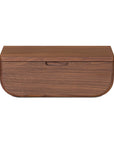Hettie - Floating Nightstand - Dark Brown