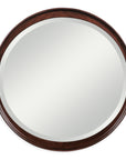 Bella Donna - Round Mirror - Dark Brown