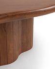 Alvaro - 94" Freeform Dining Table - Chestnut