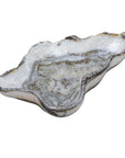 Lunara - Indoor-Outdoor Stone Bowl - Gray / White