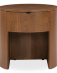 Theo - One Drawer Nightstand - Brown