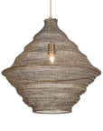 Sigh - Woven Brass 1 Light Pendant - Brass