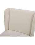 Cormac - Rolling Dining Chair - Cream