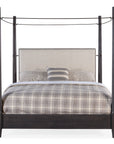 Big Sky - King Poster Bed With Canopy - Black