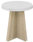 Oasis - Dockside Accent Table - White / Beige
