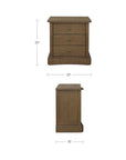 Clarence - Nightstand - Warm Brown