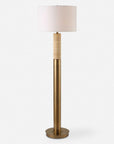 Knox - Travertine Floor Lamp
