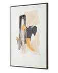 Scatter - Abstract Hand Painted Canvas Art - Black