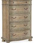 Castella - 5-Drawer Chest - Light Brown