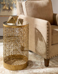 Algernon - Accent Table - Gold
