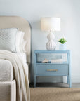 Commerce And Market - Sola One-Drawer Nightstand - Blue