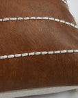 La Dolce Vita - DV Ezekiel Vegan Leather Pillow - Brown