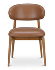 Ellie - Leather Dining Chair - Brown