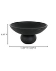 Asha - Decorative Bowl - Black Terracotta
