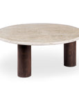 Landon - Coffee Table - Glazed Brown / Beige