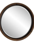 Porthole - Round Mirror - Bronze