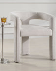 Perspective - Fabric Dining Chair - Gray