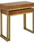 Burl-esque - Wooden Nesting Tables (Set of 2)