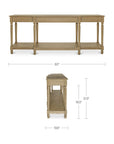 Martha - Console Table - Dark Brown
