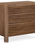 Eleana - Three Drawer Nightstand - Medium Wood