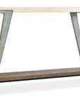 Commerce And Market - Boomerang Console Table - White