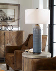 Vicente - Slate Table Lamp - Blue