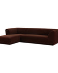 Zandro - Sectional Left - Dark Brown