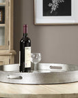 Bechet - Round Tray - Silver