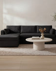 Burrow - Sleeper Sectional With Left Storage Chaise - Black