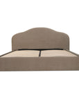 Maggie - Queen Storage Bed - Taupe
