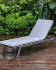 Bea - Outdoor Pool Chaise Cushion - Gray