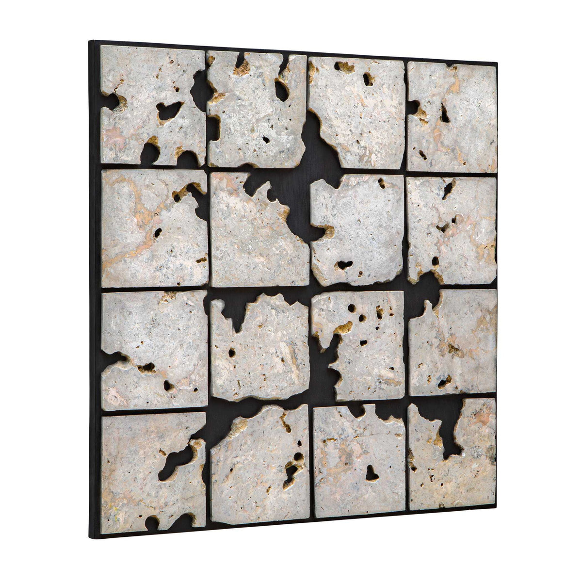 Uvalda - Stone Wall Decor - Black