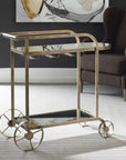 Carrinho - Antique Bar Cart - Brass
