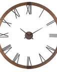 Amarion - 60" Copper Wall Clock - Light Brown