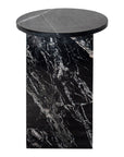 Grace - Marble Accent Table - Black