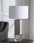 Cordata - Modern Lodge Table Lamp - Pearl Silver