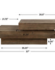 Rustic Planes - Modern Coffee Table