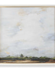 Whispering Cloudscapes - Landscape Print - Light Brown